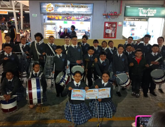 GinGabi recibe reconocimiento en el 1er Festival de Bandas Marciales