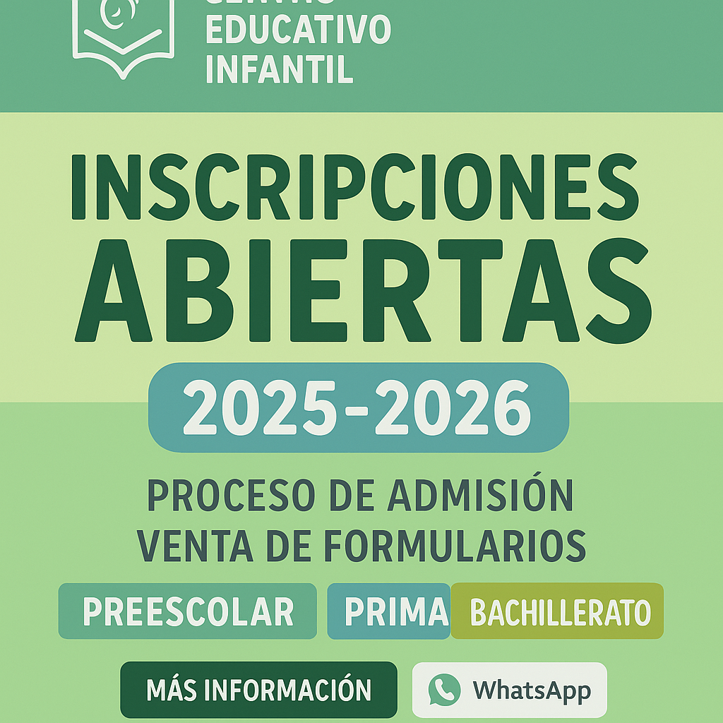 Inscripciones abiertas 2025–2026